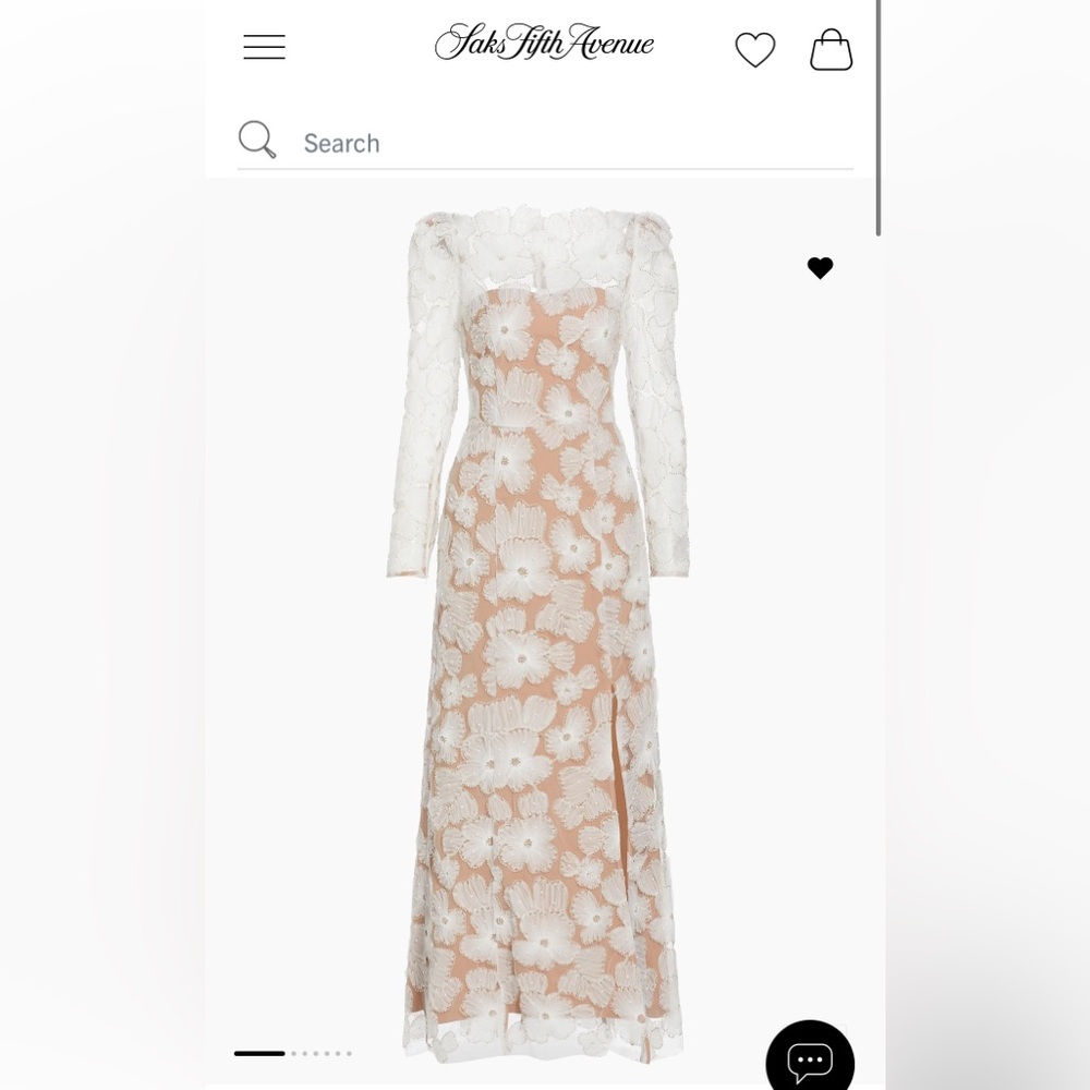 Elliatt Floral Beaded Lace Dress - Picture 3 of 3